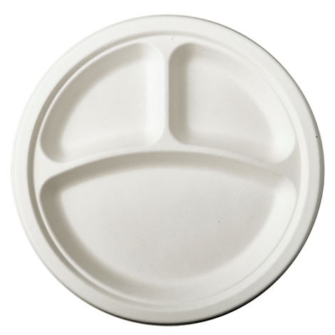 Papstar 50 Assiettes, Canne à Sucre "pure" Carrée 20 Cm X 20 Cm Blanc