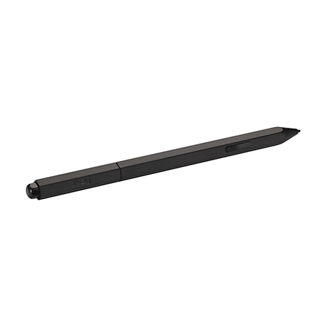 Schwarzer ProArt Eingabestift vor weißem Hintergrund.
