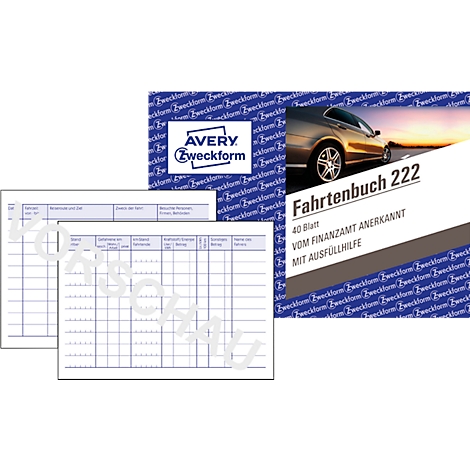 AVERY® Zweckform Fahrtenbuch Nr. 222 günstig kaufen | Schäfer Shop