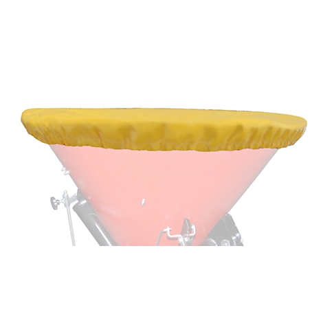 Bâche de protection pour épandeur Bauer SH, rond, Ø 1070 mm, jaune