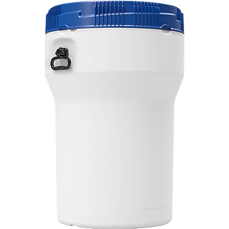 Poubelle baril 120L - Plastik - Avec couvercle ignifuge