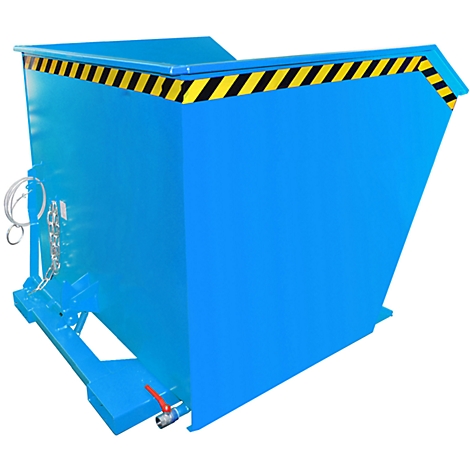 Rode MEGA hendel op ventiel, naast metalen ventiel op blauw frame. Label: ON en OFF.