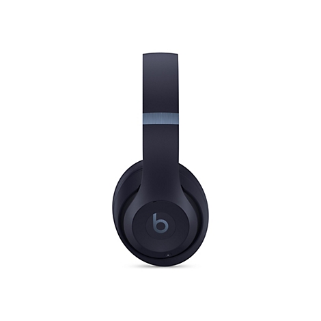Dunkelblaue Beats-KopfhÃ¶rer auf weiÃŸem Hintergrund. Das Beats-Logo ist gut sichtbar.