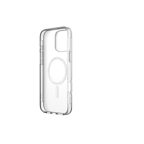 Transparente iPhone-Hülle. Aufgedruckt sind die Worte: Be Ready For Today, Designed by Belkin.