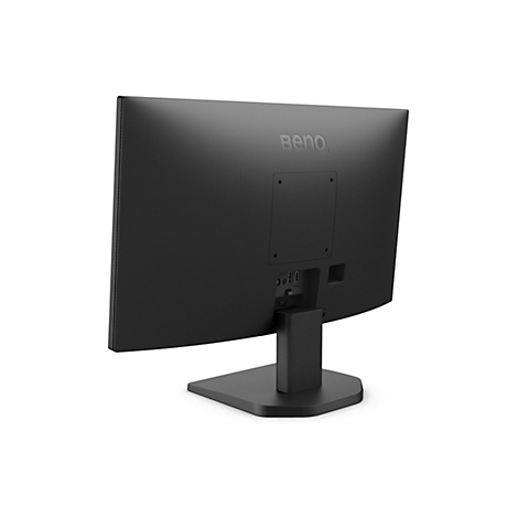Moniteur noir de dos avec le logo BenQ. L'écran a une surface nervurée et des connecteurs.