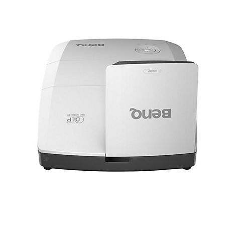 Weißer Beamer von BenQ, 1080P, mit DLP-Technologie.