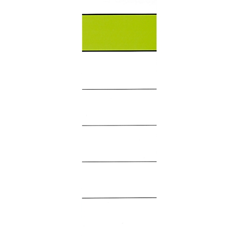 Rectangle with a yellow-green area, black border and horizontal lines.