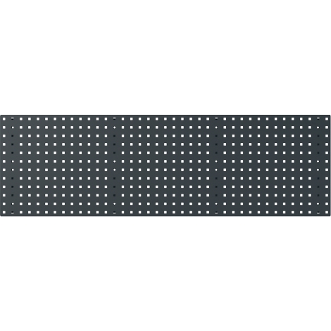 Dunkelgraue Oberfläche mit gleichmäßig verteilten weißen Punkten.