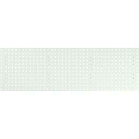 Rechteckige helle Oberfläche mit regelmäßigen, kleinen, weißen Punkten.