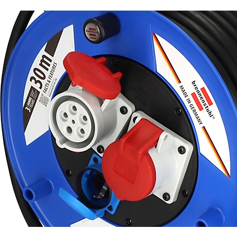 Panneau rond rouge avec texte blanc : DGUV-I, 203-006, K2.