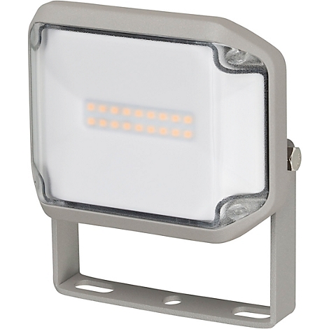 OSRAM LED-logo, witte letters op rode achtergrond, rond.