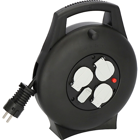 Rotes Kreissymbol mit weißem USB-Anschluss-Symbol und dem Text USB CHARGER.