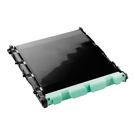 Schwarzes Walzenmodul für einen Laserdrucker, teilweise in Grün und Schwarz.
