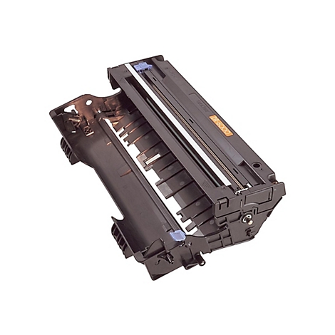 Schwarze Brother DR-6000 Trommeleinheit vor weißem Hintergrund.