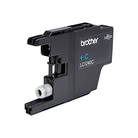 Schwarze Brother Druckerpatrone mit der Aufschrift "brother" und "LC1240C".