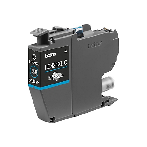 Brother LC421XLC - Hohe Ergiebigkeit - Cyan - original - Tintenpatrone