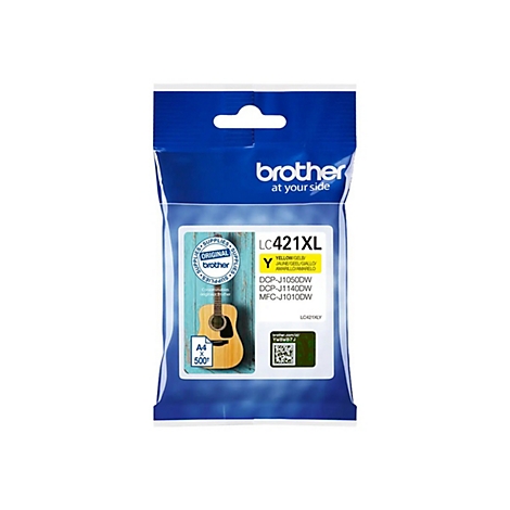 Brother LC421XLY - Hohe Ergiebigkeit - Gelb - original - Tintenpatrone
