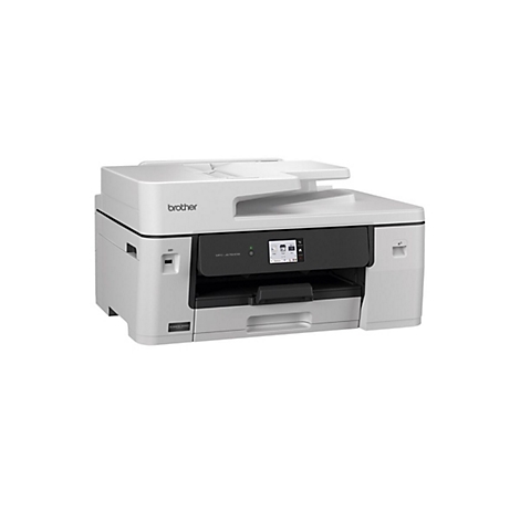 Weißer Brother MFC-J6760DW Multifunktionsdrucker vor neutralem Hintergrund.
