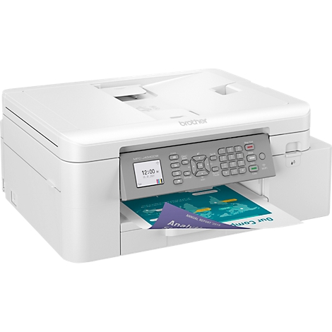 Brother Multifunktionsdrucker MFC-J4340DW, 4-in-1, USB 2.0/WLAN, App-Steuerung, Auto-Duplex, Mobildruck, bis A4, inkl. CMYK Tintenpatronen
