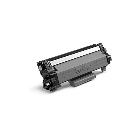 Ein grauer Brother-Toner, leicht schräg auf weißem Grund. Aufdruck: "brother".