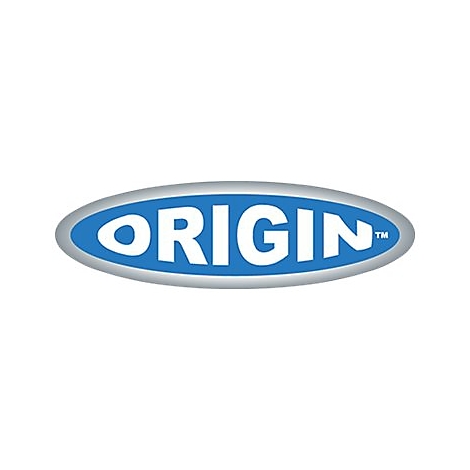Blaues Logo mit weißem Schriftzug ORIGIN, umgeben von einem silbergrauen Oval.