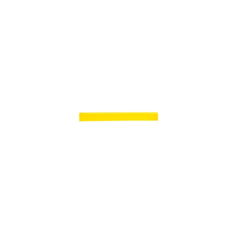 A yellow horizontal line on a white background.