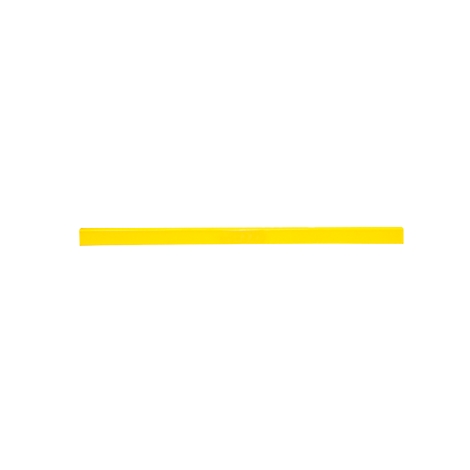 Yellow, horizontal line against white background.