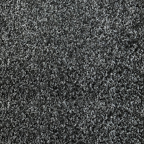 Texture grise et rugueuse. De nombreux petits éléments bouclés et irréguliers.