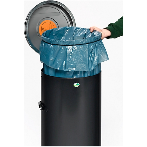 Cadre de maintien VAR, pour sacs poubelle 120 L & collecteur de déchets avec  ouverture ø 350 mm, avec cordon élastique, acier acheter à prix avantageux