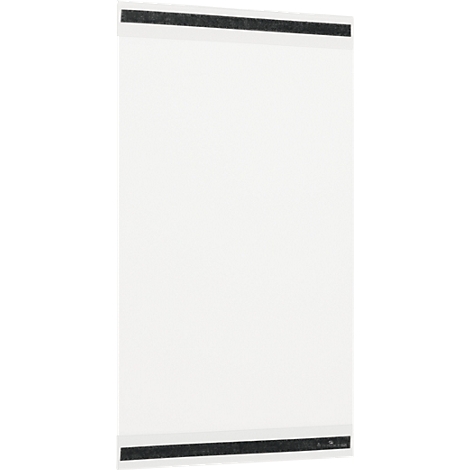 Cadre magnétique Durable rPET, format A3 vertical, avec 2 bandes magnétiques au dos, film RPET, transparent, 5 pièces