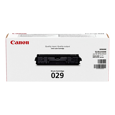 Canon-Trommelpatrone 029 in einer weiÃŸen Box, Produktabbildung.