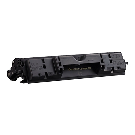 Schwarze Canon-Trommelkartusche 729. Aufschrift Canon Drum Cartridge 729.