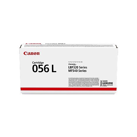 Weiße Canon-Kartuschenbox mit rotem Canon-Logo, Aufschrift "Cartridge 056 L" und Produktbezeichnungen.