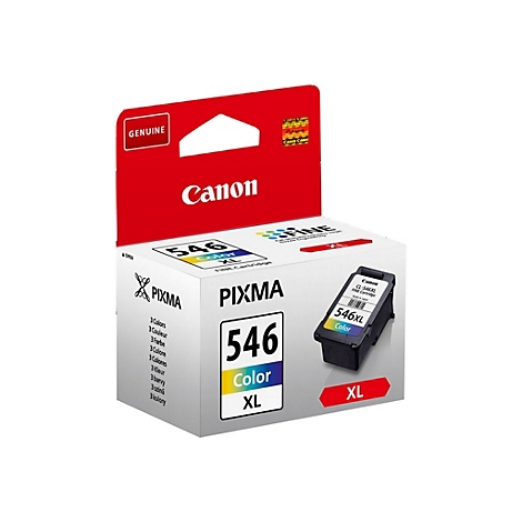 Canon Pixma 546XL Farbdruckerpatrone in Originalverpackung.