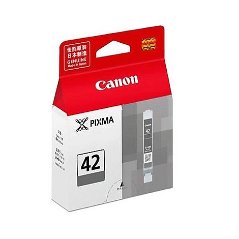 Canon Druckerpatrone in roter und weißer Verpackung. Aufgedruckt sind Logos und die Nummer 42.