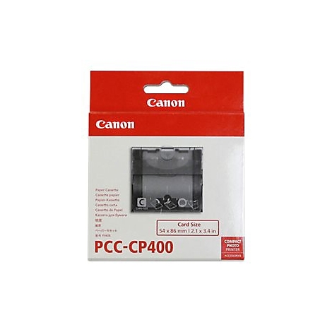 Eine Produktverpackung der Marke Canon. Auf der Verpackung sind Produktbezeichnungen und das Produkt abgebildet.