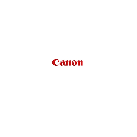 Rotes Canon-Logo auf weißem Hintergrund.