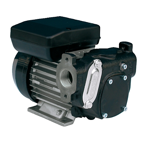 Industrial pump with a black housing and silver details. The word "FILTEK" is visible on the side.