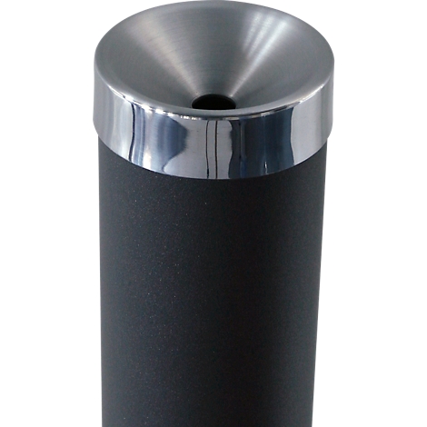 Cendrier « colonne », aluminium, Ø 300 x H 780 mm, gris pierre de lune