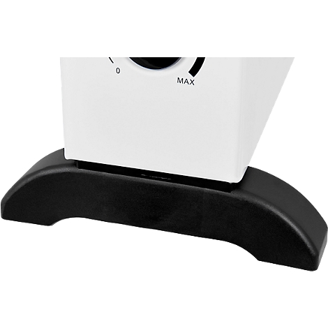 Chauffage convecteur Exquisit HK 34524 we, 750/1250/2000 W, 3 niveaux, poignée de transport, L 533 x P 198 x H 385 mm, plastique, blanc
