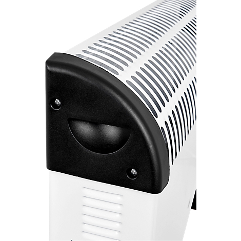 Chauffage convecteur Exquisit HK 34524 we, 750/1250/2000 W, 3 niveaux, poignée de transport, L 533 x P 198 x H 385 mm, plastique, blanc
