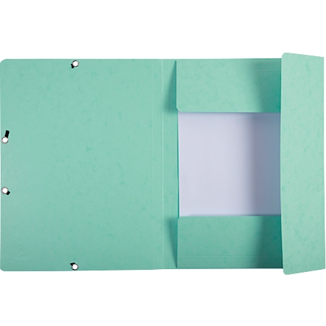 Chemise à 3 rabats et à élastiques Aquarel Exacompta - l. 240 x H 320 mm - carton FSC® - vert pastel