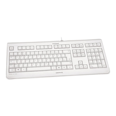 CHERRY KC 1068 - Tastatur - Französisch - Pale Gray