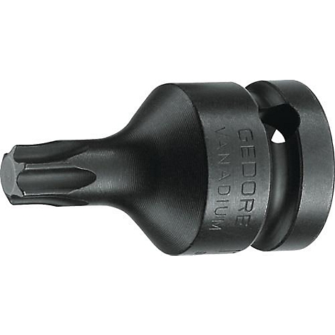 Embout de vissage noir, avec l'inscription 'GEDORE VANADIUM'.