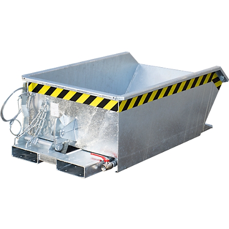 Contenedor de virutas Bauer SMGU 270, soldadura estanca a aceite y agua, 270 l, galvanizado