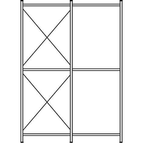 Croisillon pour système R 3000, pour largeur de module 995 mm