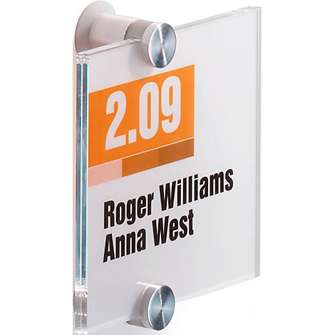 Sign with the inscription 2.09, Roger Williams, Anna West.