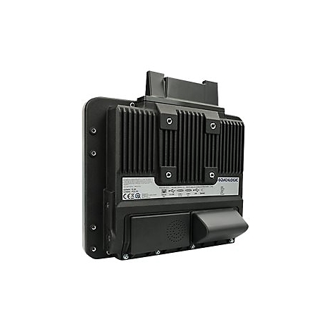 Schwarzes, rechteckiges technisches GerÃ¤t mit Rippen und AnschlÃ¼ssen, vor weiÃŸem Hintergrund. Logo und Modellbezeichnung sichtbar.