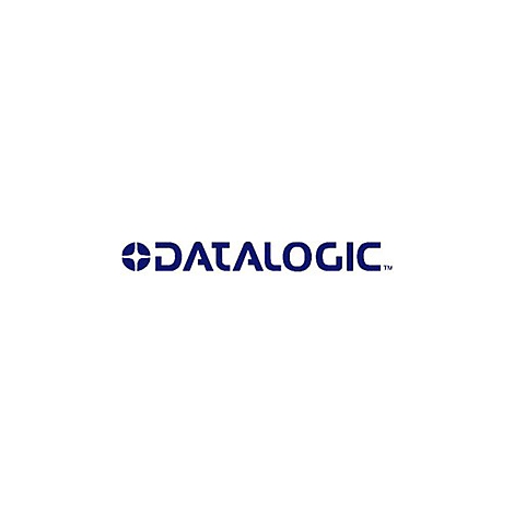 Blaues Datalogic-Logo auf weißem Hintergrund.