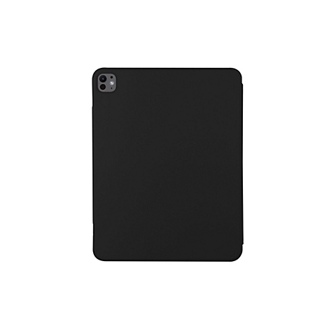 Ein schwarzes Tablet Case mit Kameraausschnitt.
